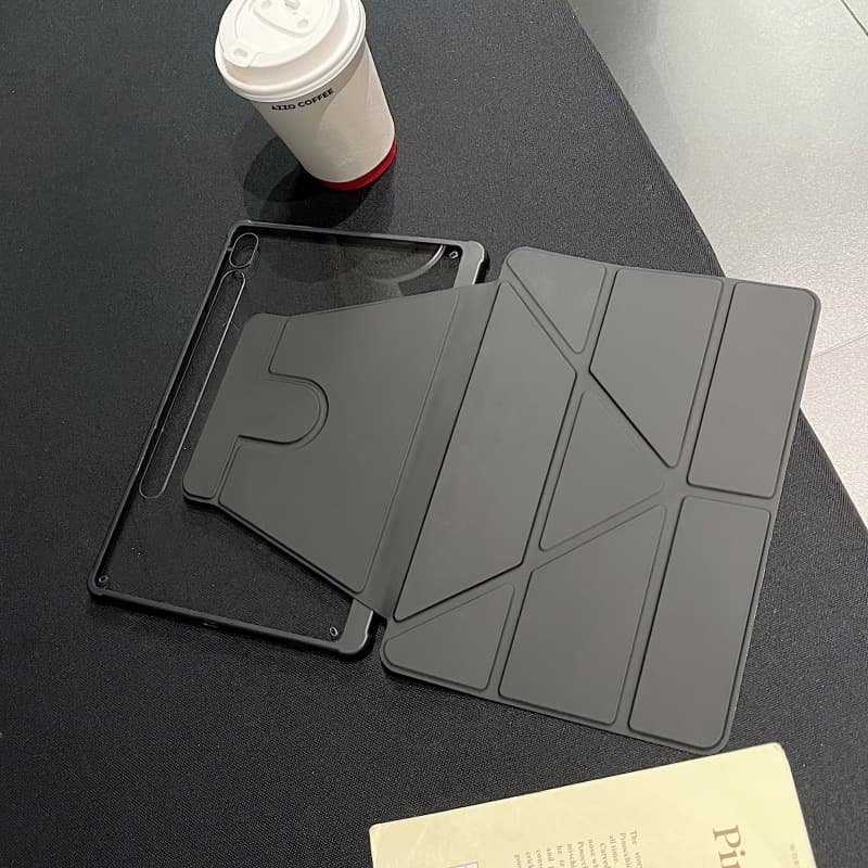 Suitable for Samsung S9FE flat panel protective cover 11 inch 720 rotating 3 Y folding S10plus12.4 flat panel shell
