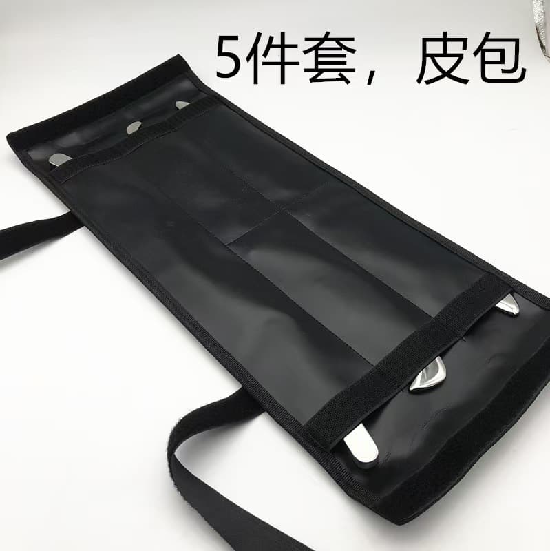 Fascia scraper protective sleeves, scissor storage metal anti-scratch bags, gua sha board protection pouches, foldable leather tool knife cases