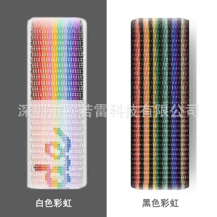 Compatible with Apple Watch new nylon loop sport strap, Apple S9 hook and loop iWatch strap