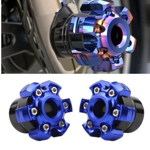 Motorcycle scooter modification accessories front fork cup electric vehicle front shock absorption aluminum alloy anti-fall cup modification decorative parts