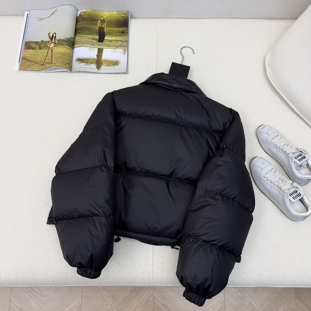 Factory Direct MM5 Winter New Classic Fashion Leather-Trimmed Collar Short Warm Down Jacket