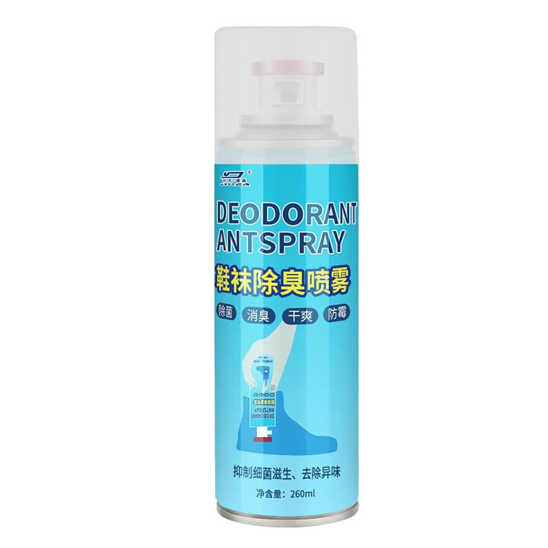 Shoe and Sock Deodorizing Spray, Antibacterial and Odor-Inhibiting Spray, Foot Sweat Dryness Agent, Silver Ion Shoe and Sock Spray