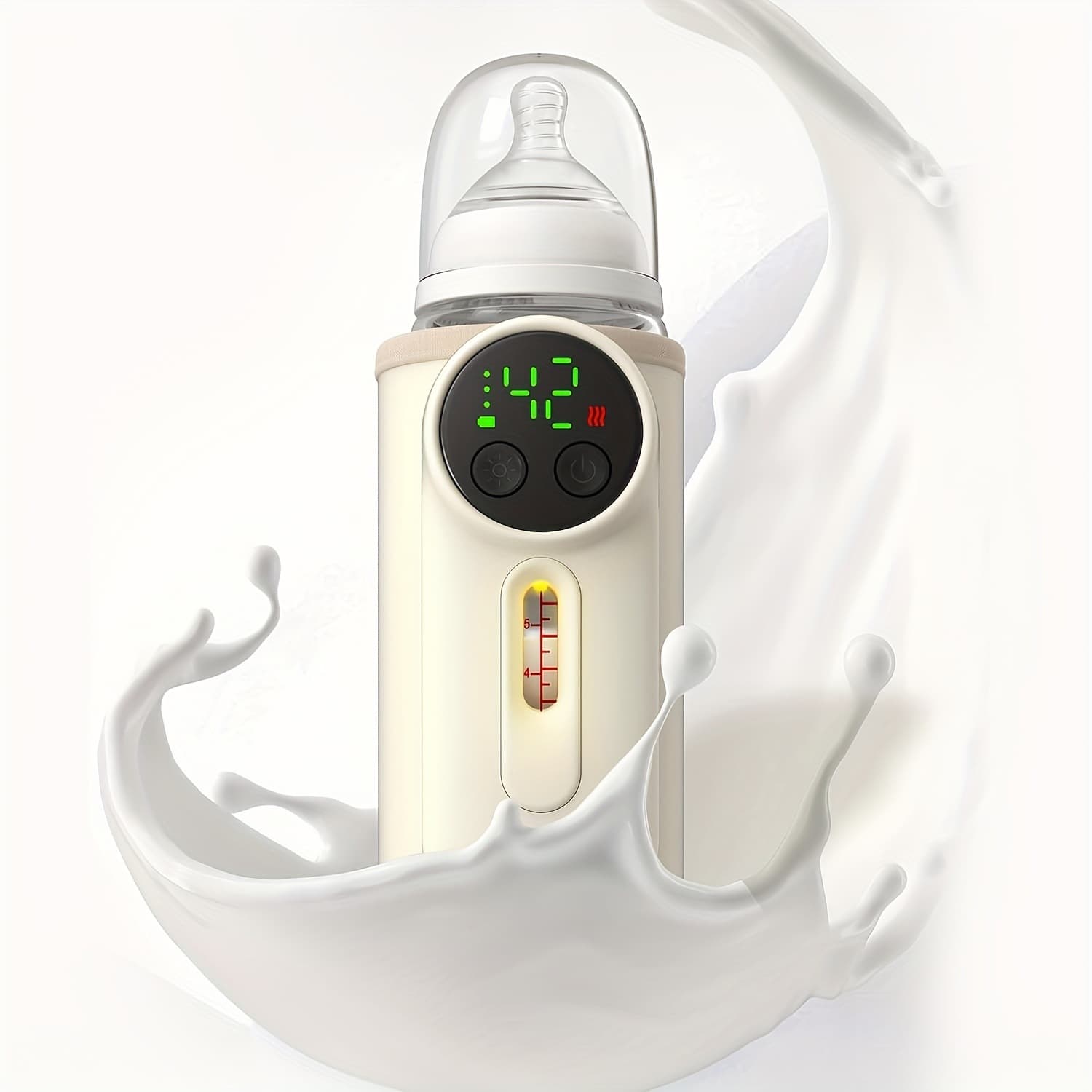 2025 New Cross-border Portable Travel Milk Bottle Warmer with Digital Display