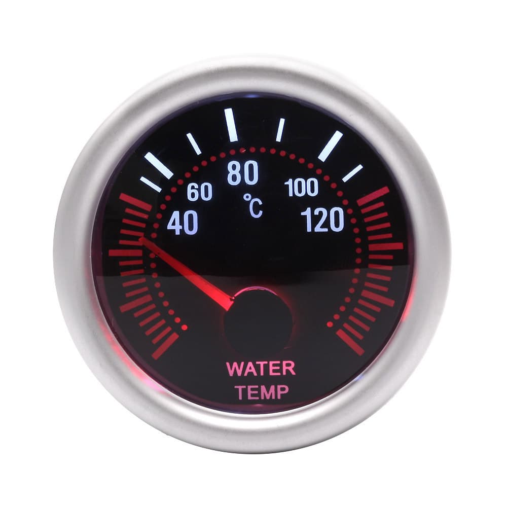 Factory Direct New 12V 52MM Universal LED Car Water Temperature Gauge YOMI Sunglasses Modified Gauge