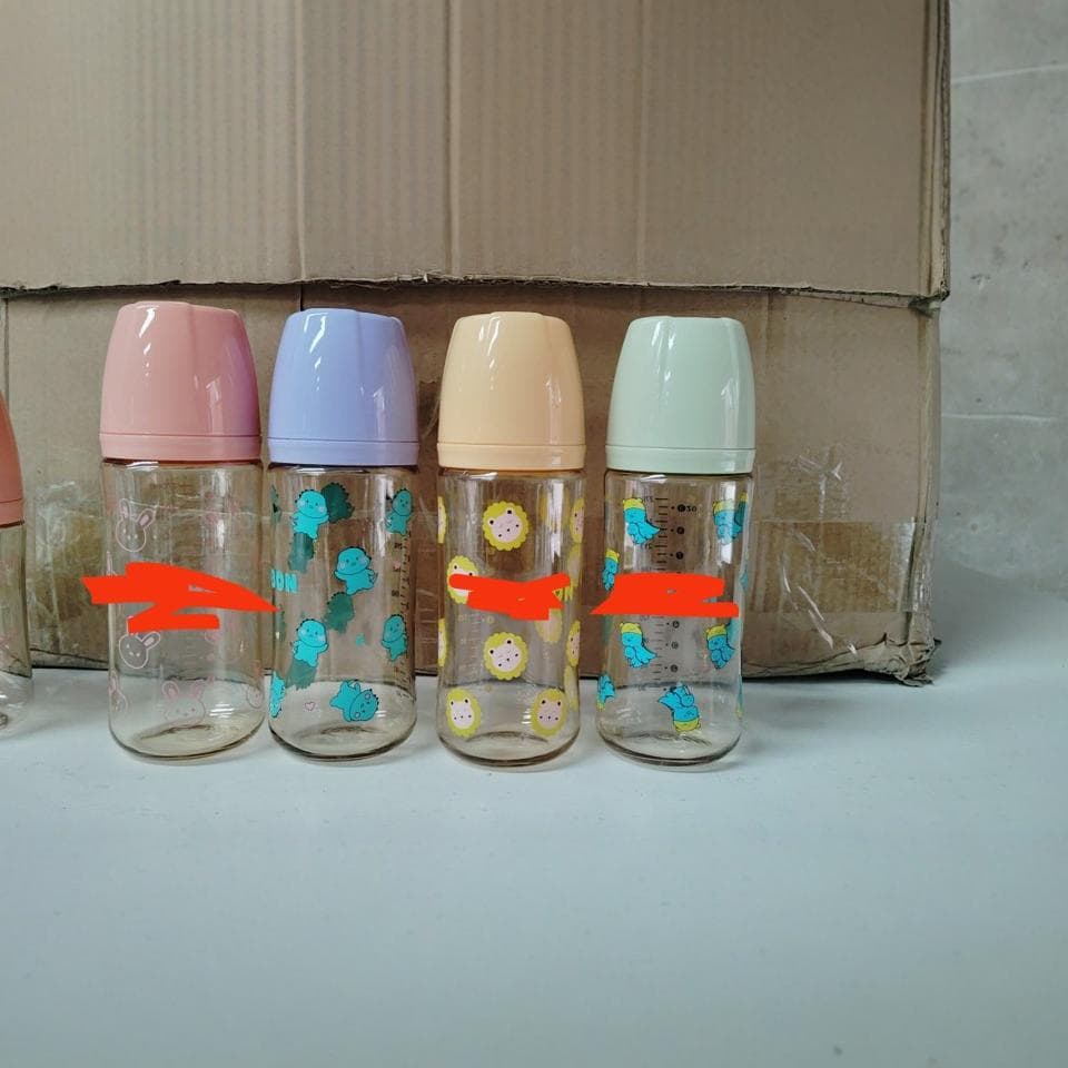 Bottle newborn infant water cup bottle toddler baby milk feeding simulated breast feeling weaning tool
