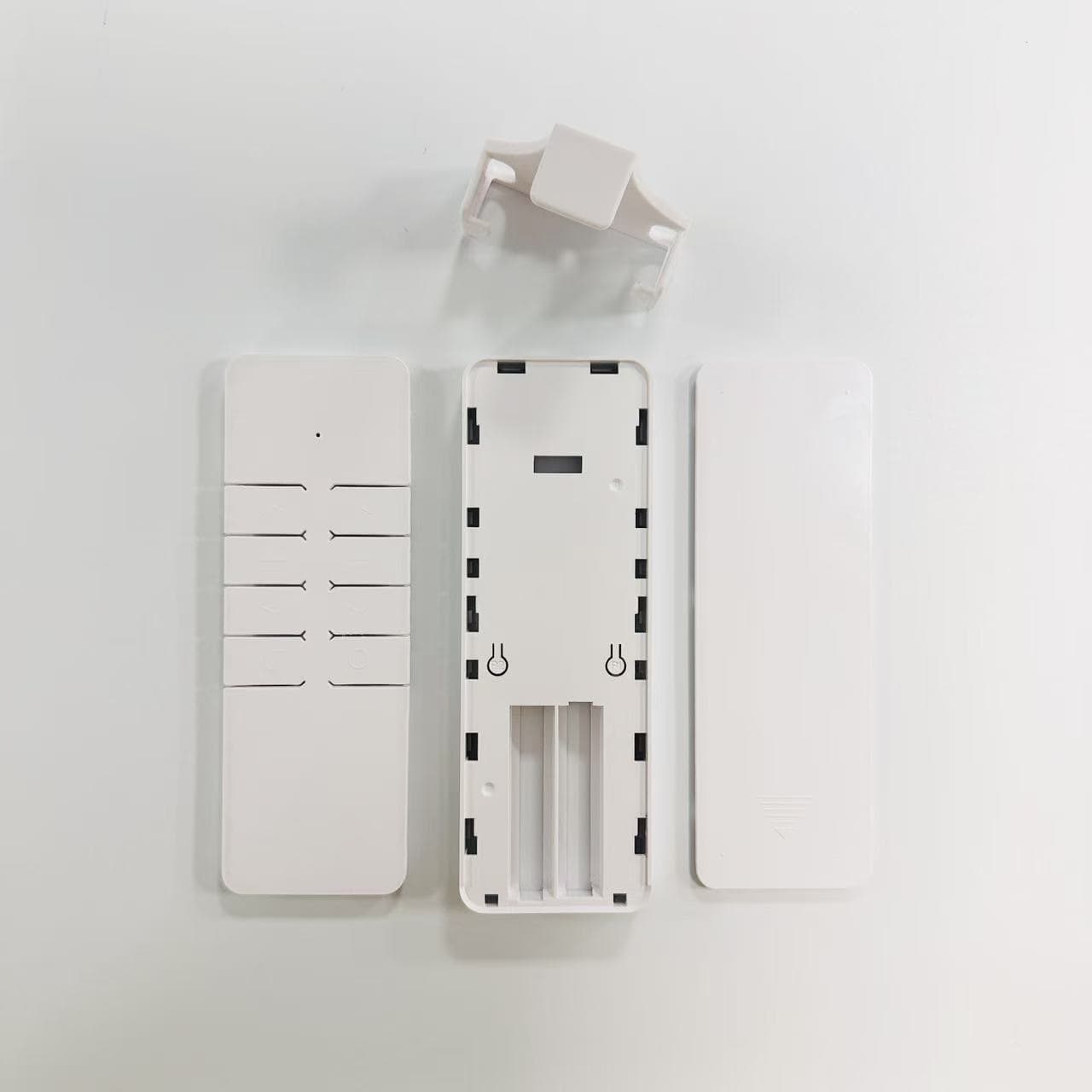 Electric curtain remote control case, single-channel/dual-channel kit, battery spring contacts, packaging box, frosted bag.