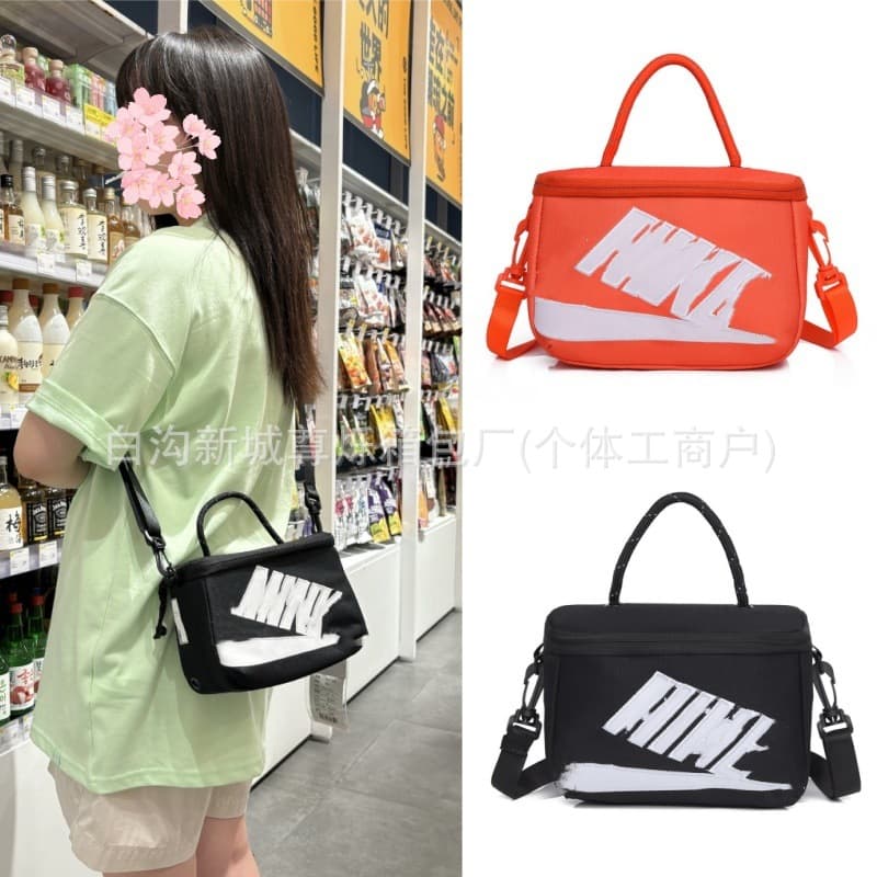 NK trendy brand simple casual outdoor small backpack for men and women couples shoulder crossbody bag street mobile phone bag cosmetic bag for women