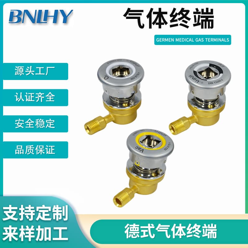 Manufacturer German Style Gas Terminal Oxygen Terminal Jet Terminal Compression Air Negative Pressure Suction Terminal Equipment