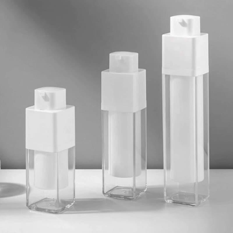2026 New Cross-border Drop Shipping 1 Vacuum Pump Pressure Bottle 0.51/1.01/1.69 oz Empty Airless Bottle
