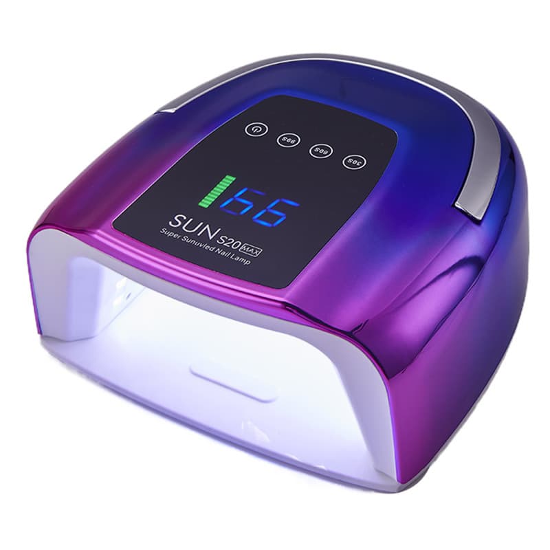 200W High-Power Nail Lamp UV Phototherapy Lamp Cross-Border Nail Salon Smart Nail Machine LCD Display Curing Lamp