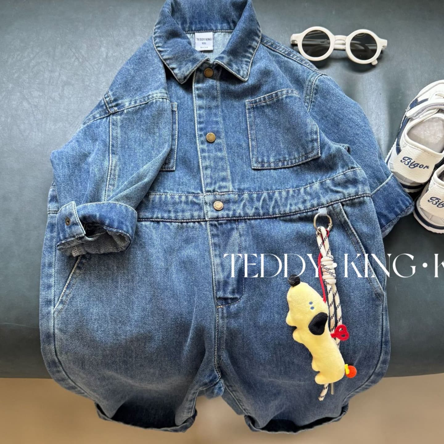 In stock! TXB25239 Spring 2025 new product, toddler/kids, fashionable casual rompers