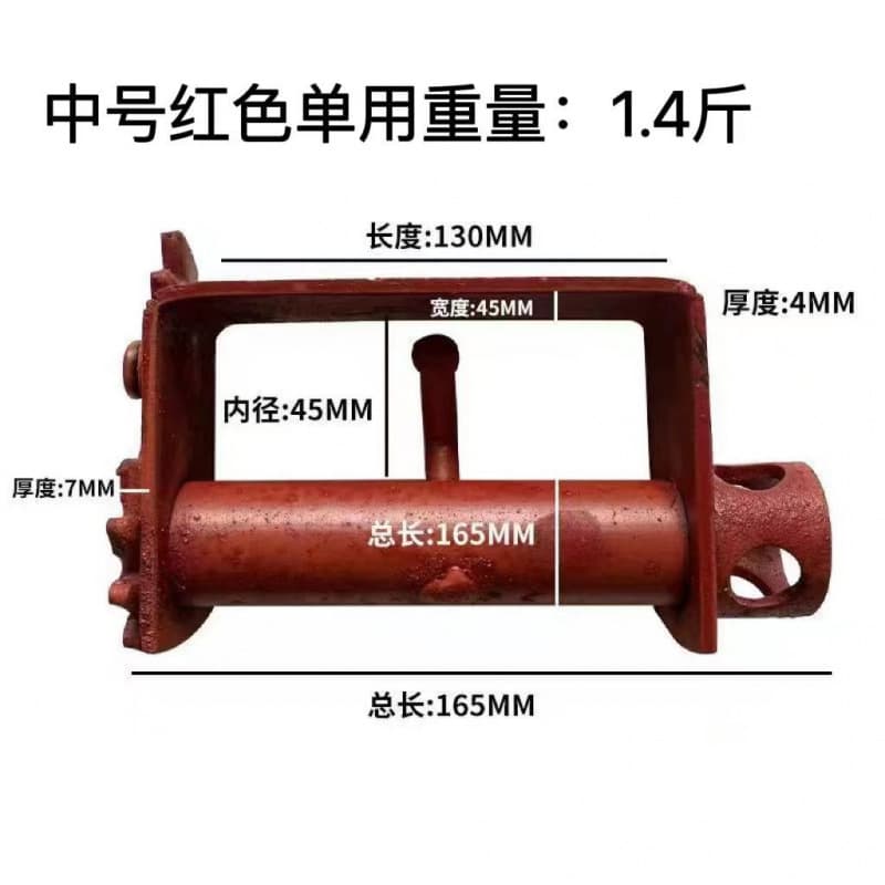 Truck Ratchet Strap Universal Manual Tie-Down Tensioner Heavy-Duty Welded Ratchet with Hook