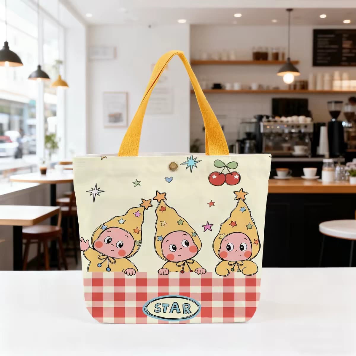 Kindergarten Birthday Party Favor Gift Set for Kids - Star Character Canvas Bag, Children's Day Gift