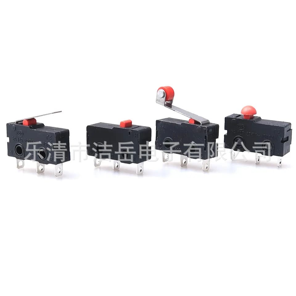 KW12 medium micro switch with handle two-pin triangular micro switch