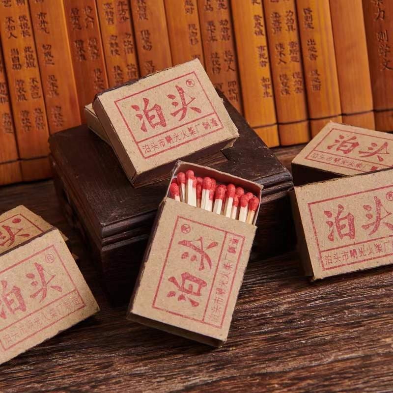 Classic Vintage Retro Matches Disposable Household Safety Outdoor Wedding Wholesale Camping Emergency Matches