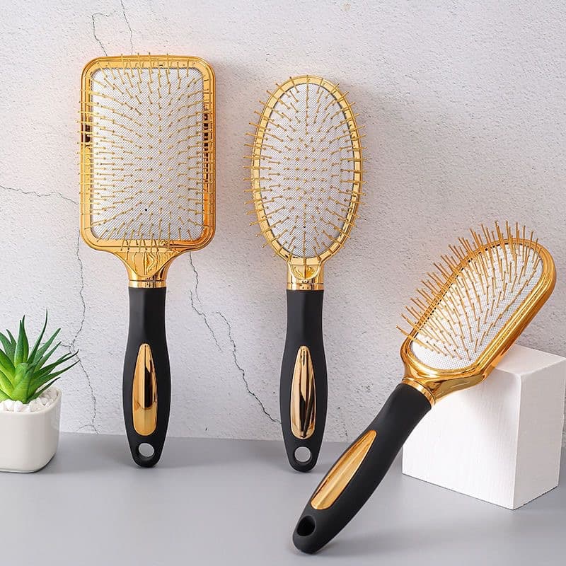 Home Use Men's Women's Airbag Massage Comb Internal Clip Hairdressing Styling Comb Maillard Curling
