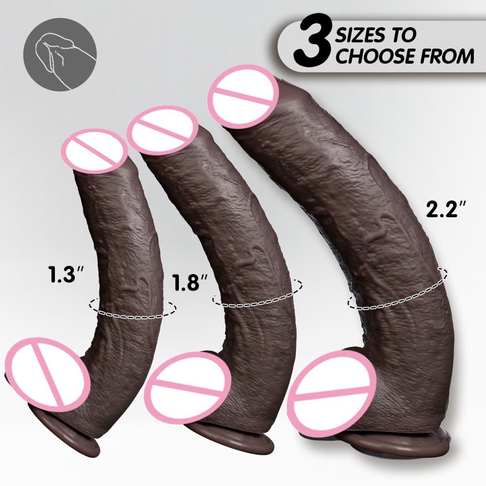 Dildo Foreign Trade Dildo Female Masturbator 3 Sizes Fake Penis Adult Toy Silicone Sex Toy