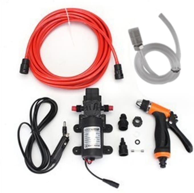 8m Water Hose 12V/24V Car Washer Water Gun for Glass and Car Cleaning, 3210 Model with 100 Copper Motor