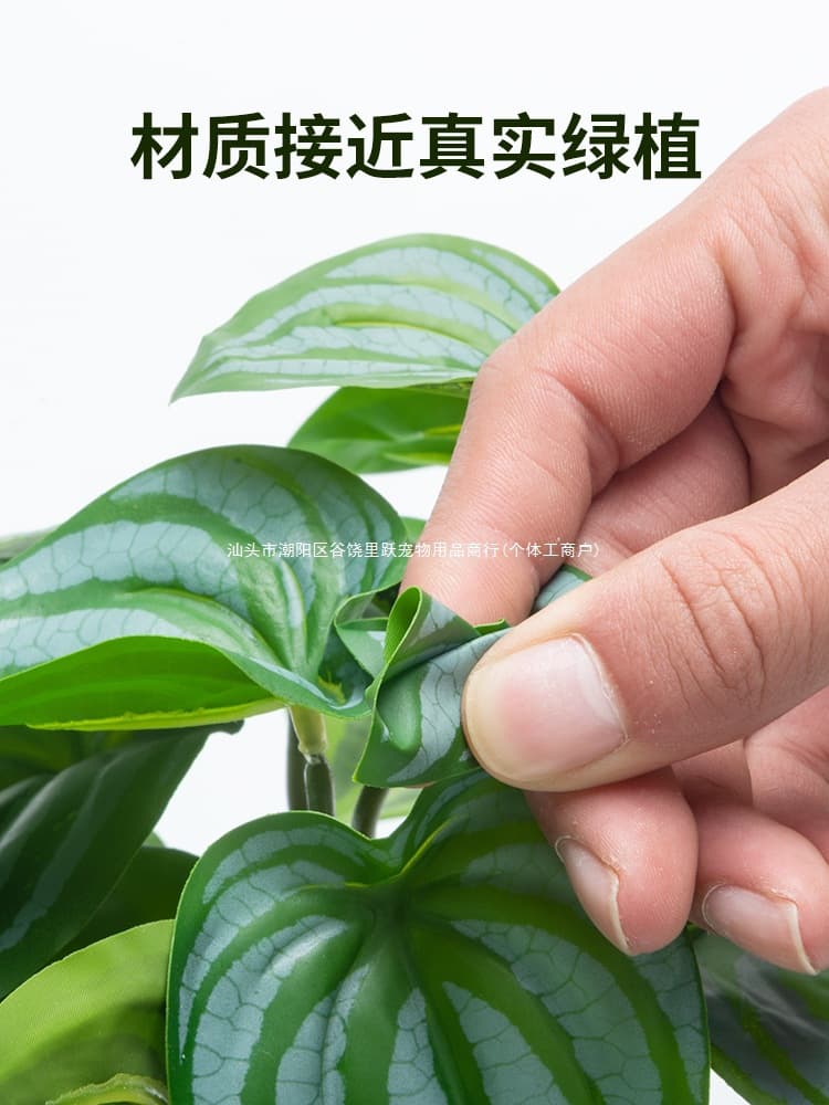 Reptile Tank Landscape High Simulation Plants Aquatic-Terrestrial Eco Tank Tortoise Lizard Gecko Artificial Plant Ornament Bonsai Pet
