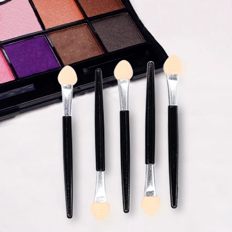 Single-head latex sponge eye shadow brush, portable eye makeup tool, concealer eye shadow brush, beauty makeup eyebrow brush