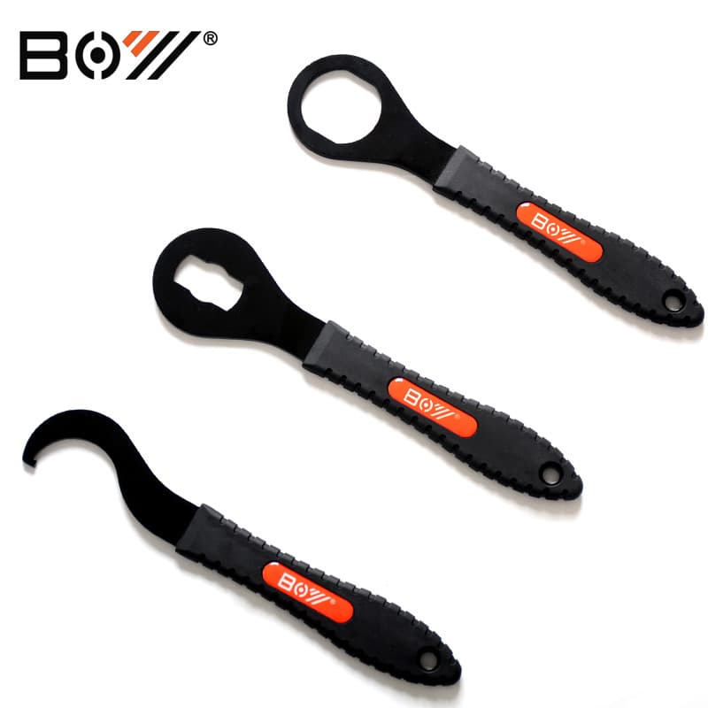 BOY Brand Bicycle Repair Tool for Tire Patching, Cassette Socket, and Old-Style Bottom Bracket Removal