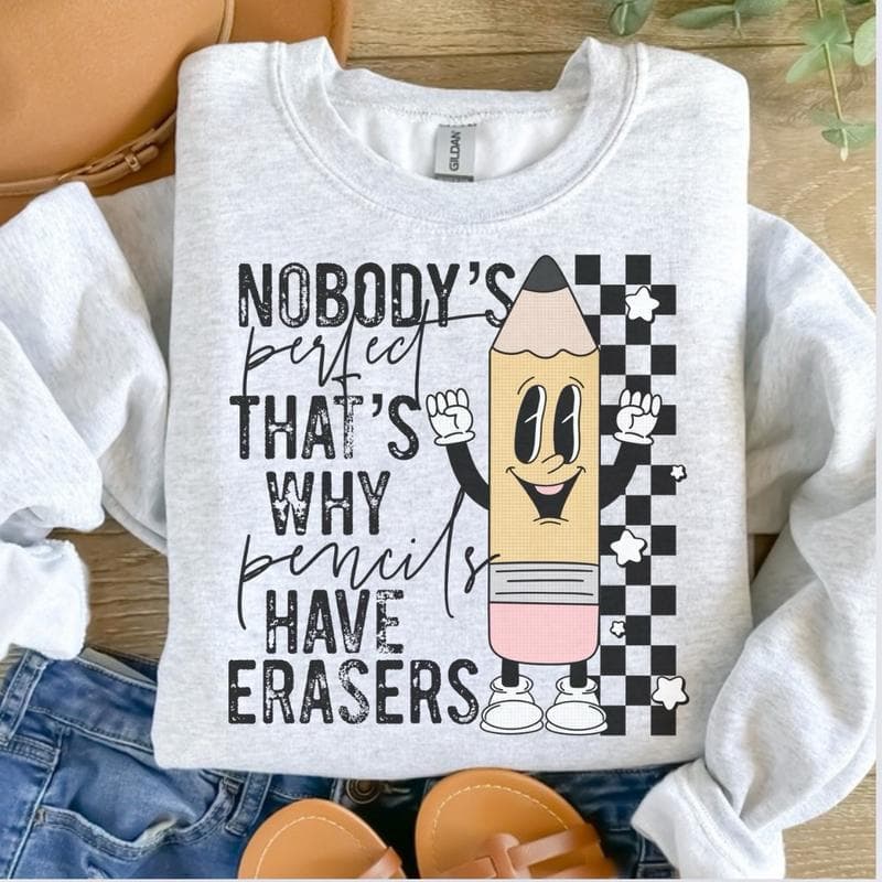 [Cross-border EU Size] Nobody’s Perfect That’s Why Pencils Have Erasers