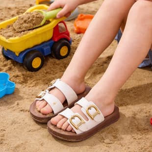 Girls' Summer Slippers, Little Fragrant Style Kids Casual Princess Style, Baby Girls Thick Sole Non-Slip Sandals Wearable Outdoor