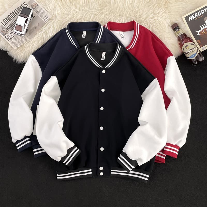 2026 Cross-border Autumn and Winter New Baseball Uniforms Men's Baseball Uniforms Autumn Trendy Brands Versatile Personalized Foreign Trade Baseball Uniforms