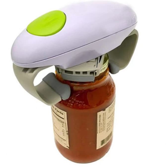 Household Kitchen Tool Electric Dual-Ear Can Opener Bottle Opener One-Key Automatic Bottle Cap Opener Cross-Border Supply