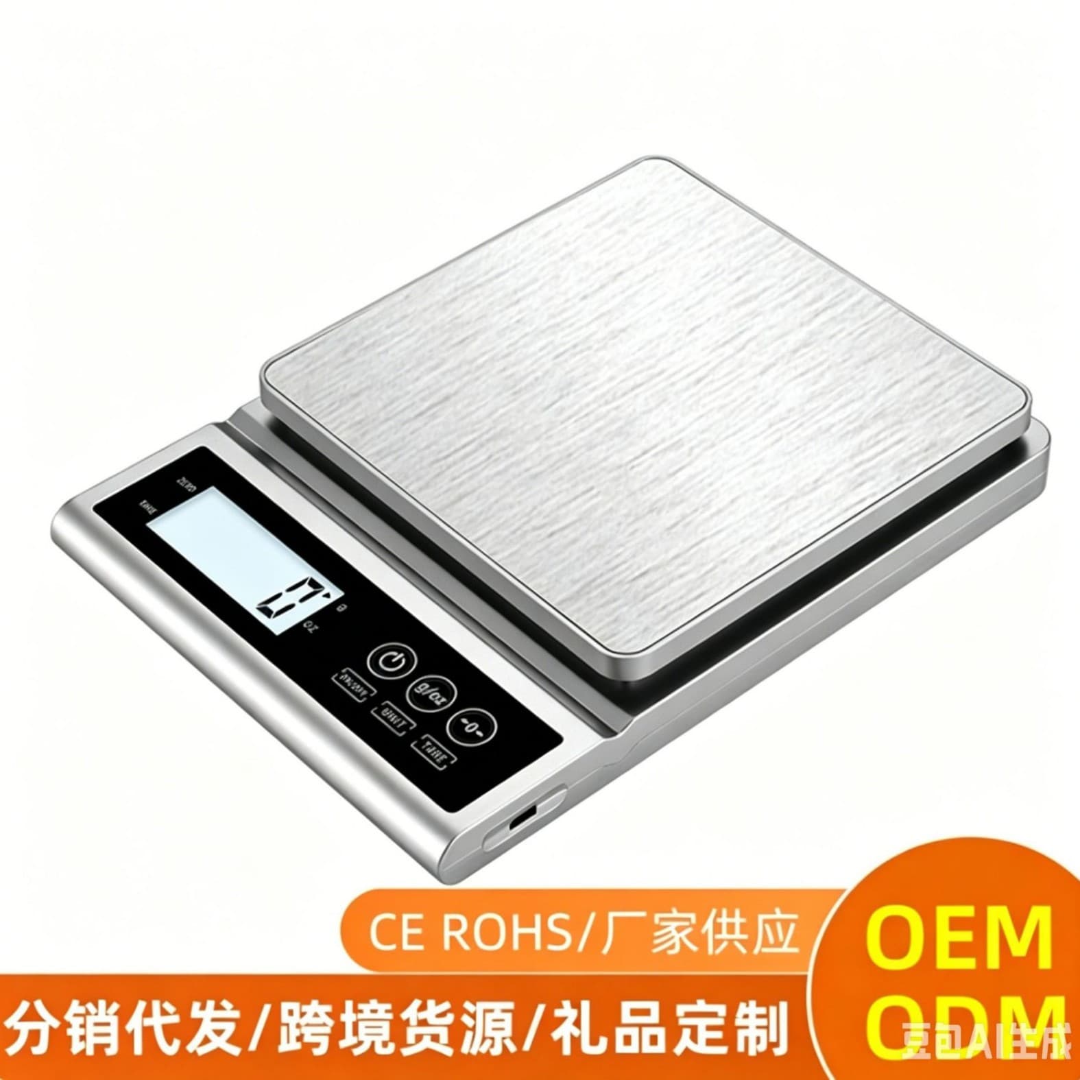 Kitchen scale electronic scale weighing household baking portable scale baking induction scale kitchen special small scale stainless steel