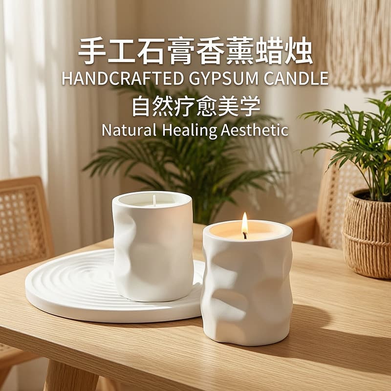 Special-shaped scented candle cup soy wax hand-shaped scented candle birthday gift gift home furnishing aromatherapy