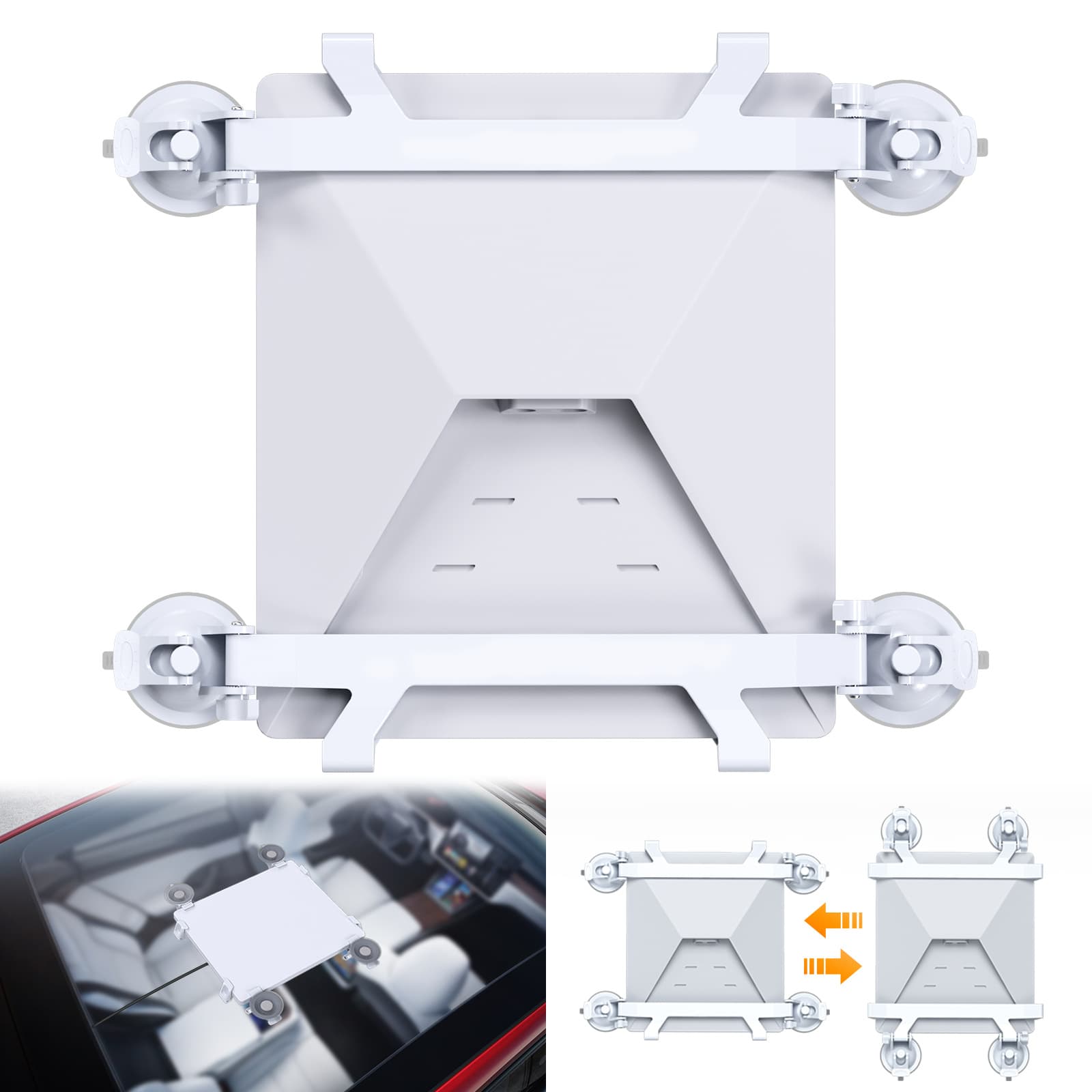Cross-border Exclusive New Union Mini Equipment Suction Cup Holder Star Mini Car Sunroof Front Rear Window Glass Suction