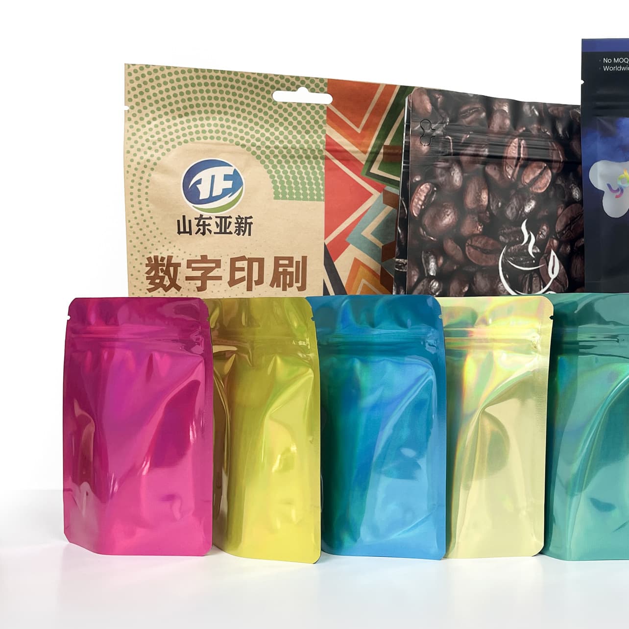 Small Batch of Irregular-Shaped Packaging Zipper Bags, Food Packaging Bags, Pet Food Packaging Bags, Self-Standing Spout Bags