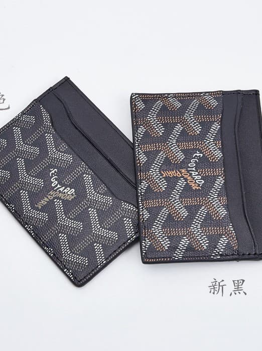 Best-selling Style Genuine Leather Classic Goyard Card Holder Wallet Korean Version Compact Elegant High-end Card Case