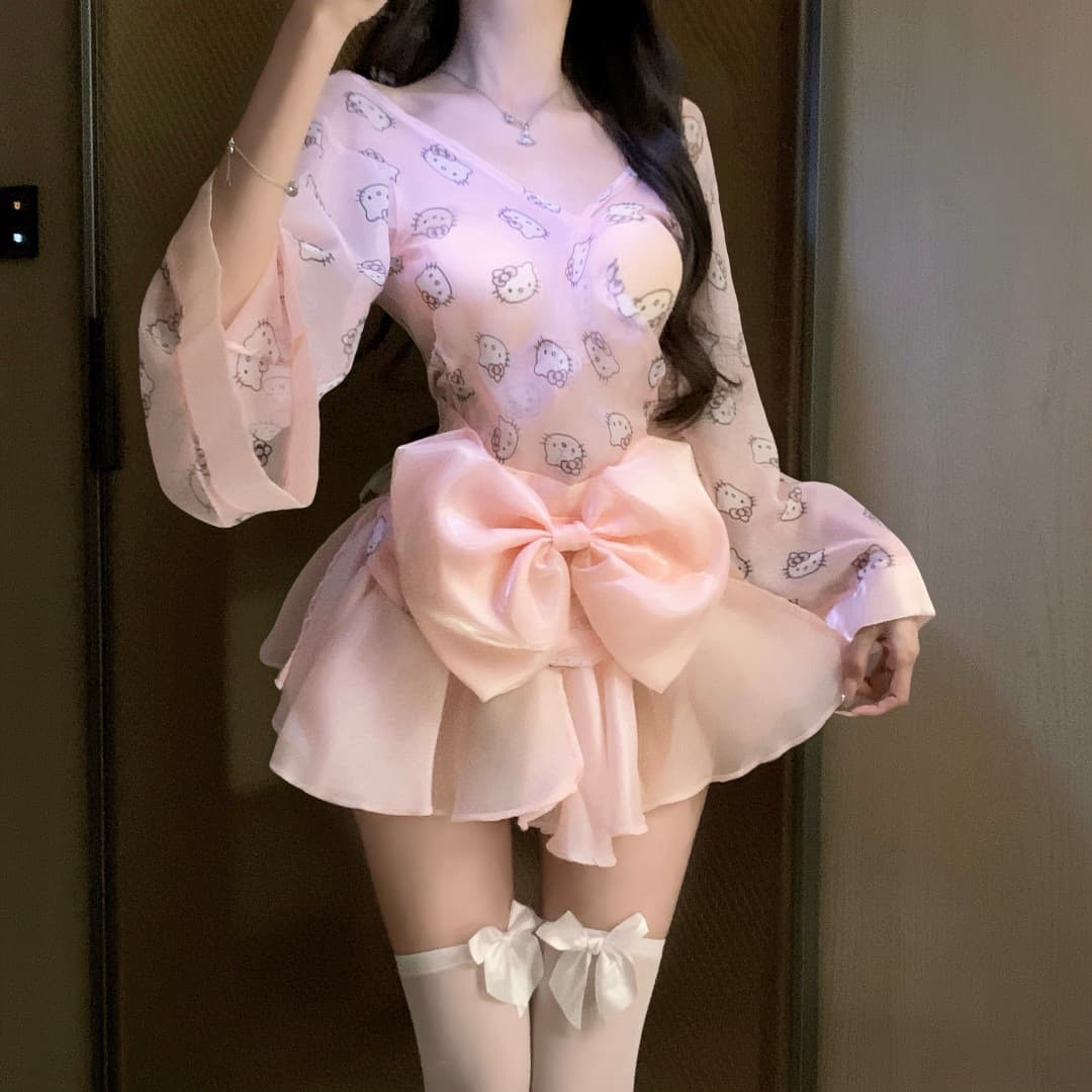 Guanyun Sexy Kimono Uniform Temptation Japanese Cute Cat Sexy Underwear Milk Rabbit Pure Desire Suit Cosplay