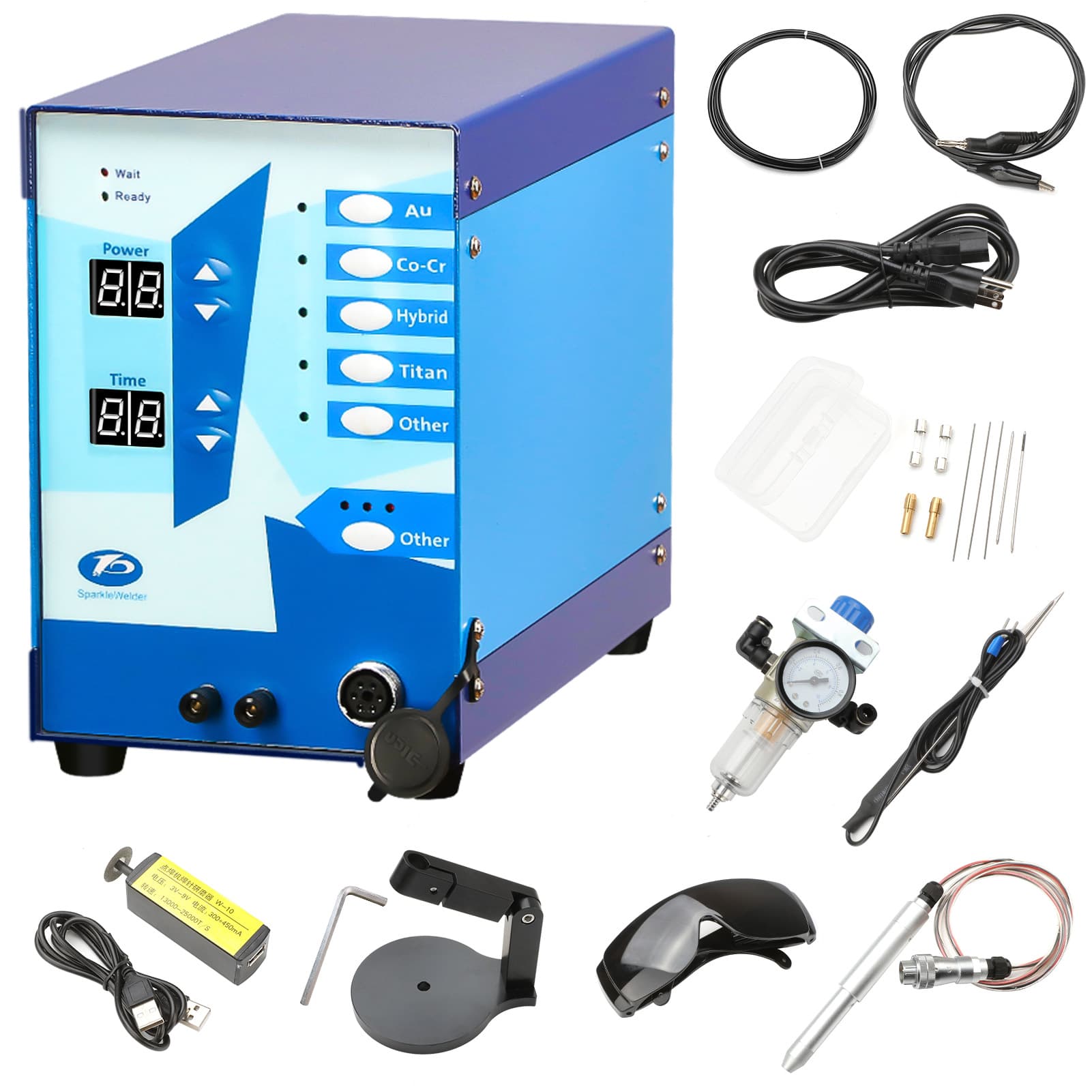 150A High-Power Portable Spot Welder, Multifunctional Welding Machine for Gold, Silver, Pure Titanium, Stainless Steel, Fully Automatic Household Spot Welder