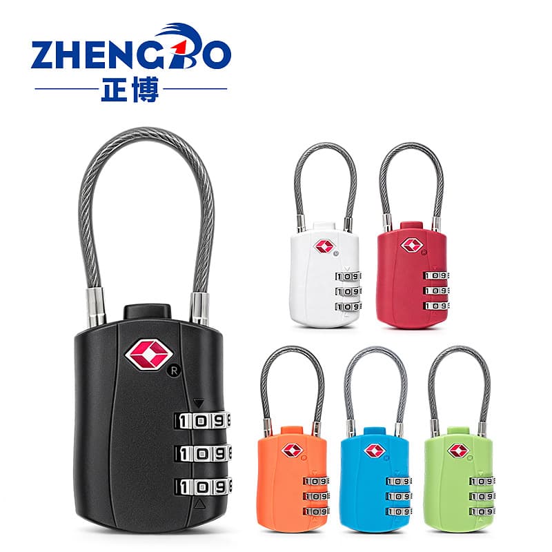 Luggage TSA Combination Lock, Backpack Locker Drawer Plastic 3-Digit TSA Small Padlock