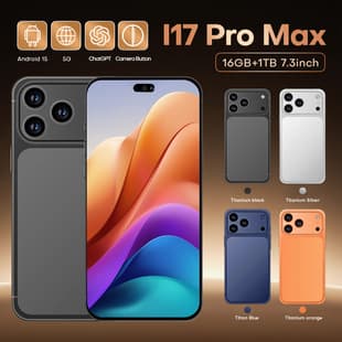 New i17 Pro Max 1:1 Appearance Cross-Border Phone 3+16GB True 4G Android Foreign Trade Smartphone Factory