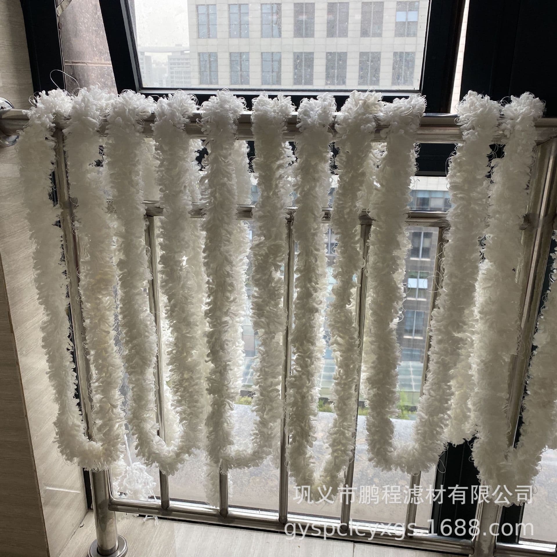 Bio Filter Media River Sewage Filtration Bio Rope Fiber Media Industrial Circulating Water Filtration Bio Rope Media