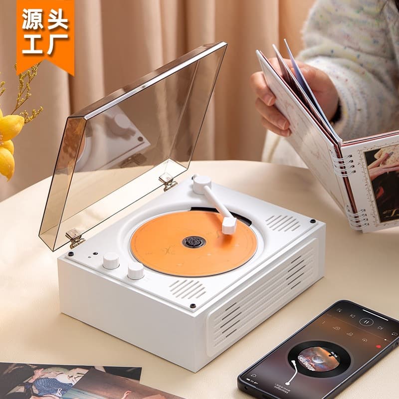 Hot-selling CD Player with Bluetooth, Dual Speakers, Stereo Sound, Audiophile Disc, Fan Gift, Factory Direct