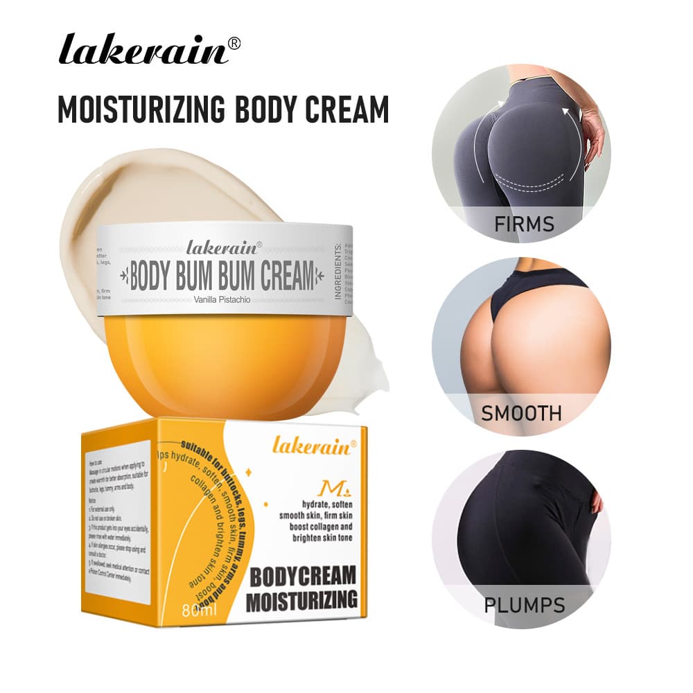 Cross-border exclusive Lakerain Butt Cream for moisturizing, improving skin texture, and firming.