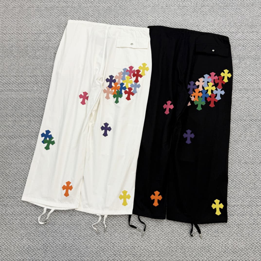 [C Home In-Stock Correct Version] 25SS New Cropeng New Vintage Wide-Leg Casual Pants, Long Pants, Paratrooper Pants