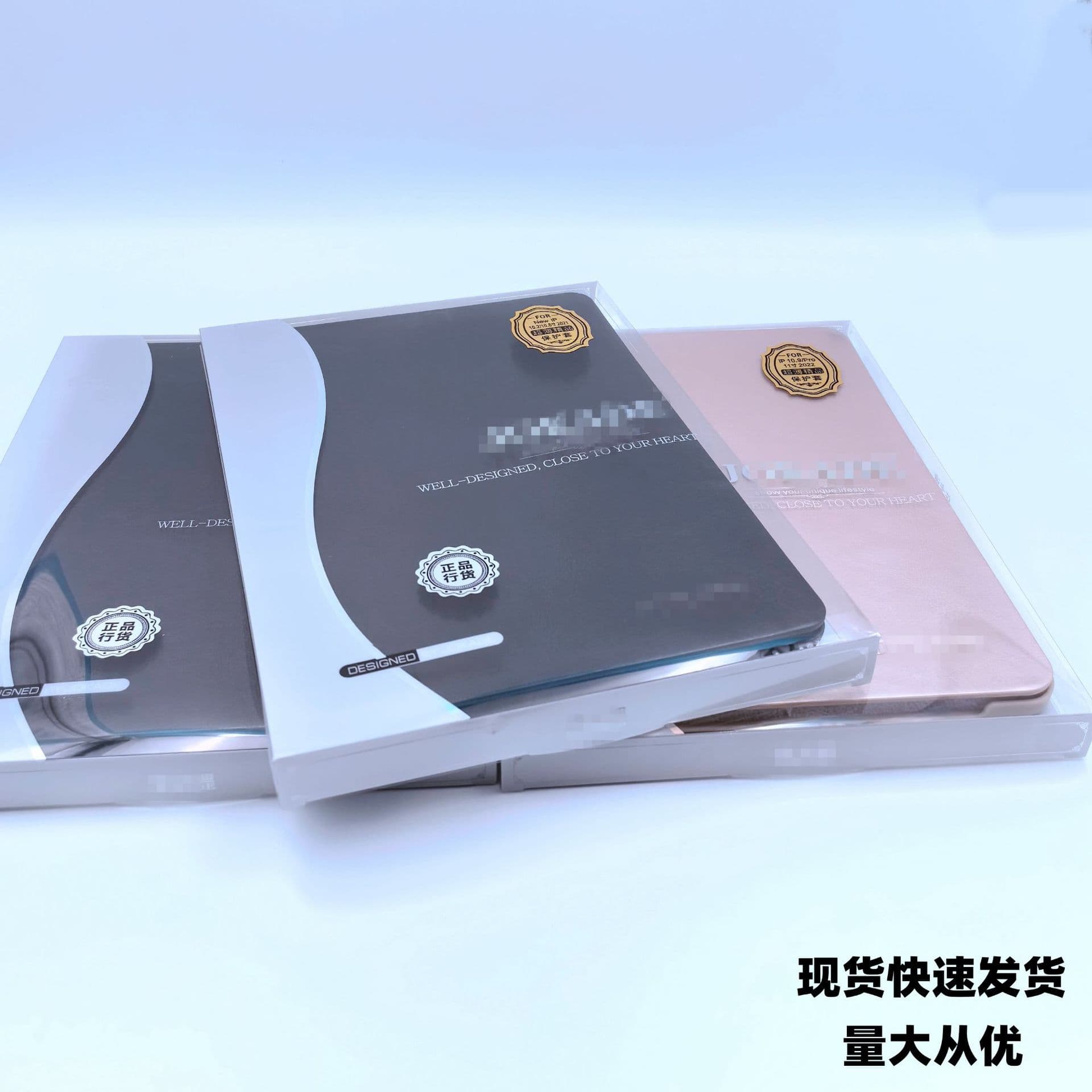 Solid Color iPad Case Cover for iPad 10 Mirror 9th Gen Tablet Leather Case Pro Protective Cover MatePad 11