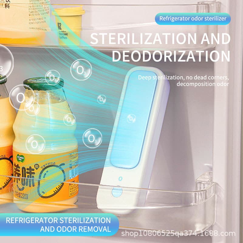 Refrigerator deodorizer, ozone disinfection and deodorization device, odor removal fruit and vegetable preservation machine, household wardrobe and shoe cabinet air purifier