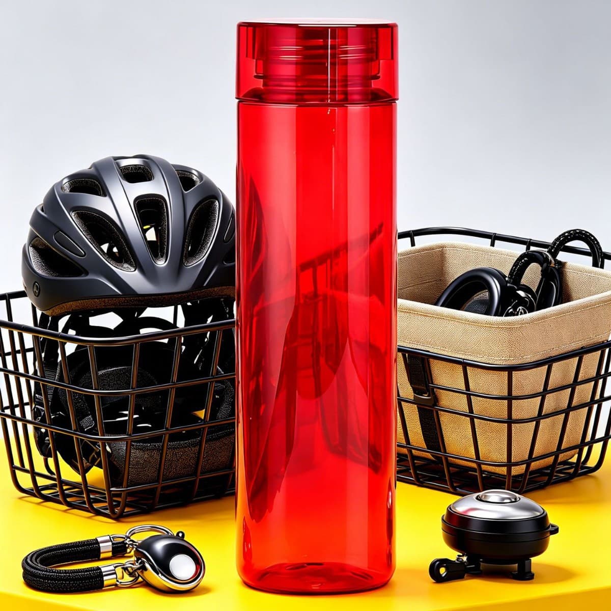 Fitness Sports Clear Straight Tumbler Single-Layer Lightweight Portable Gym Water Bottle