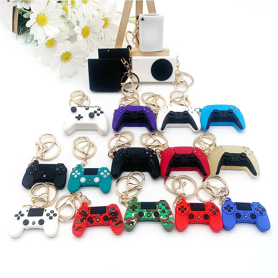 Cross-border Nintendo X-BOX PS5 PS4 Game Controller Console Keychain Gift Pendant