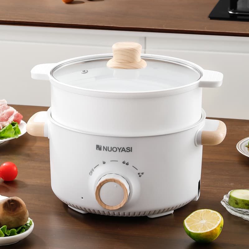 Multifunctional household electric cooking pot, electric wok, electric steamer, electric hot pot, electric heating pot, electric steaming and cooking all-in-one pot
