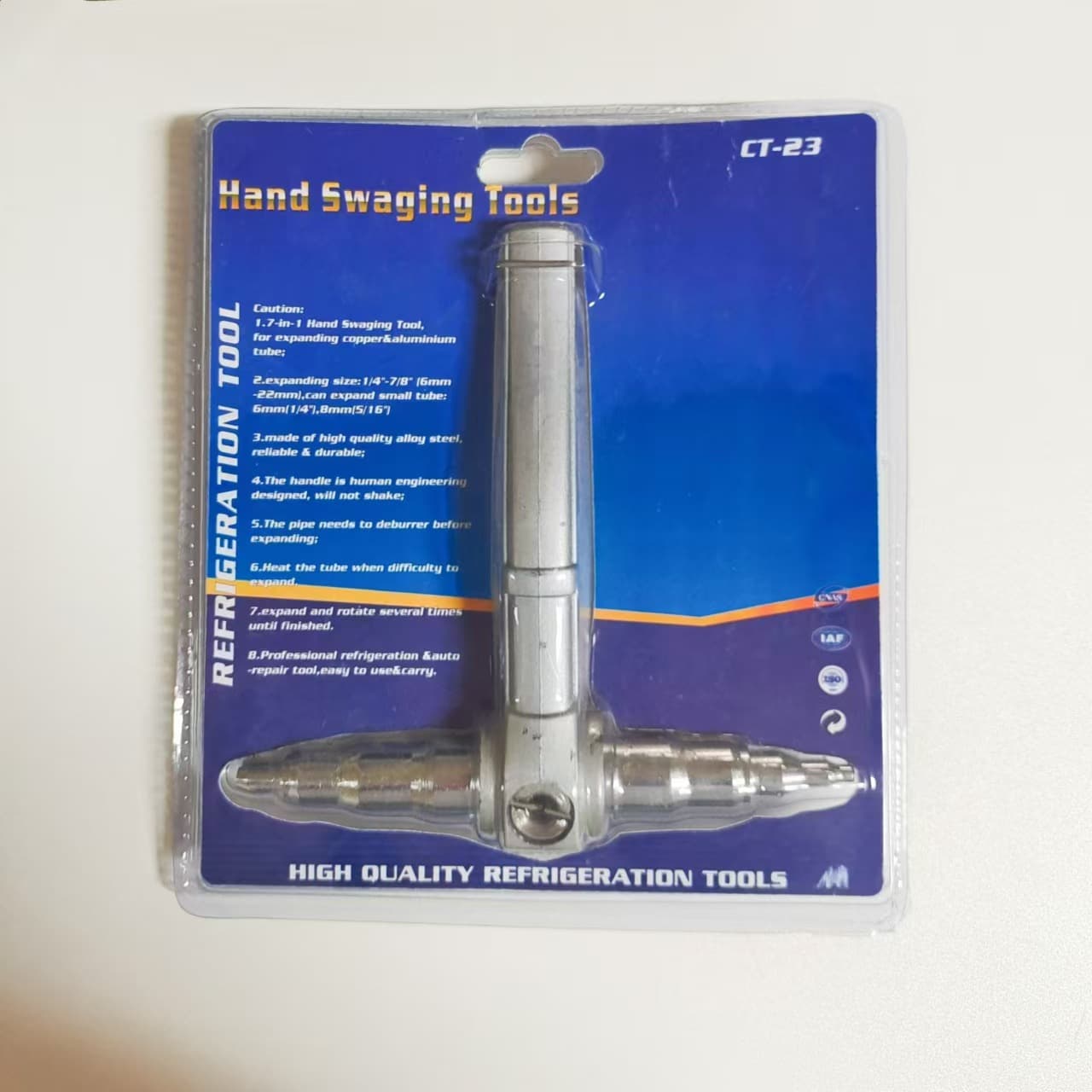 Copper Tube Expander Set Eccentric Flaring Tool for Air Conditioning Refrigeration Repair Metric Manual Tube Expander Flare Tool
