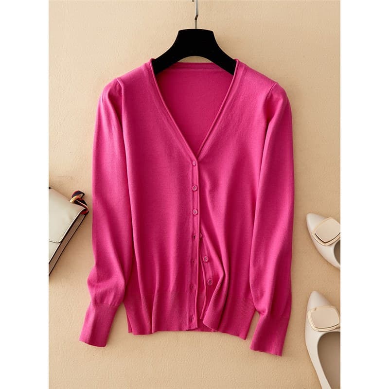 Knitted Cardigan for Women, Lightweight Autumn Outerwear, Air Conditioning Jacket, Plus Size Sweater, Spring and Fall Top, Small Jacket to Pair with Camisole