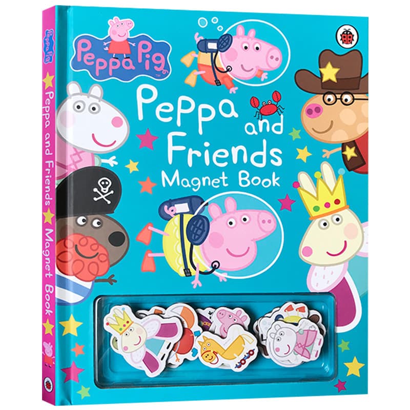 Original English picture book, magnetic book: Peppa and Friends Magnet